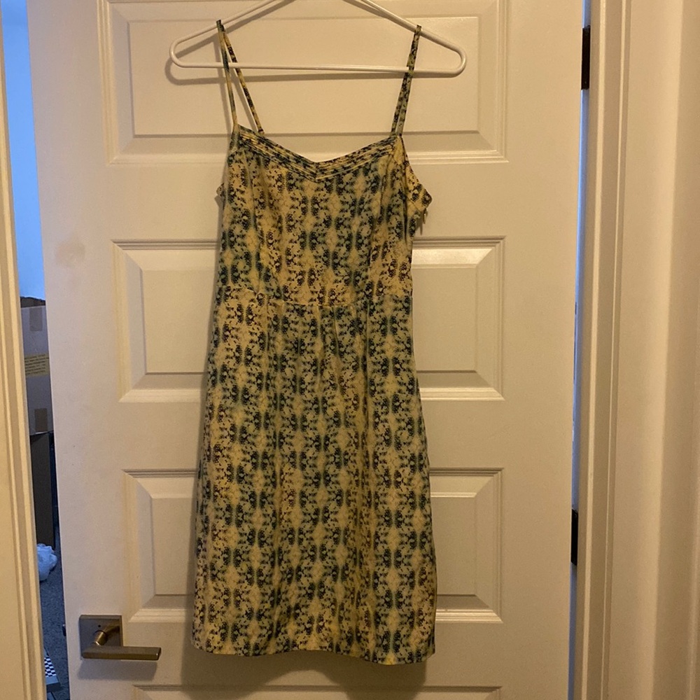 NWOT Anthropologie Moulinette Soeurs Silk Speckled Animal Dress Size 6 Small S